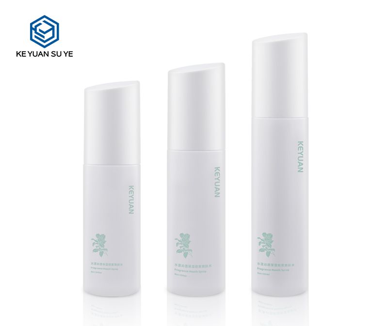 KY043 Cosmetic Mist Spray Plastic Bottle with Matte Finishing and Special Oblique Lids