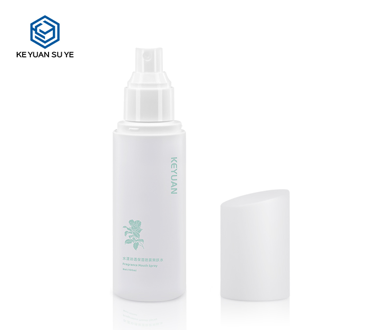 KY043 Cosmetic Mist Spray Plastic Bottle with Matte Finishing and Special Oblique Lids