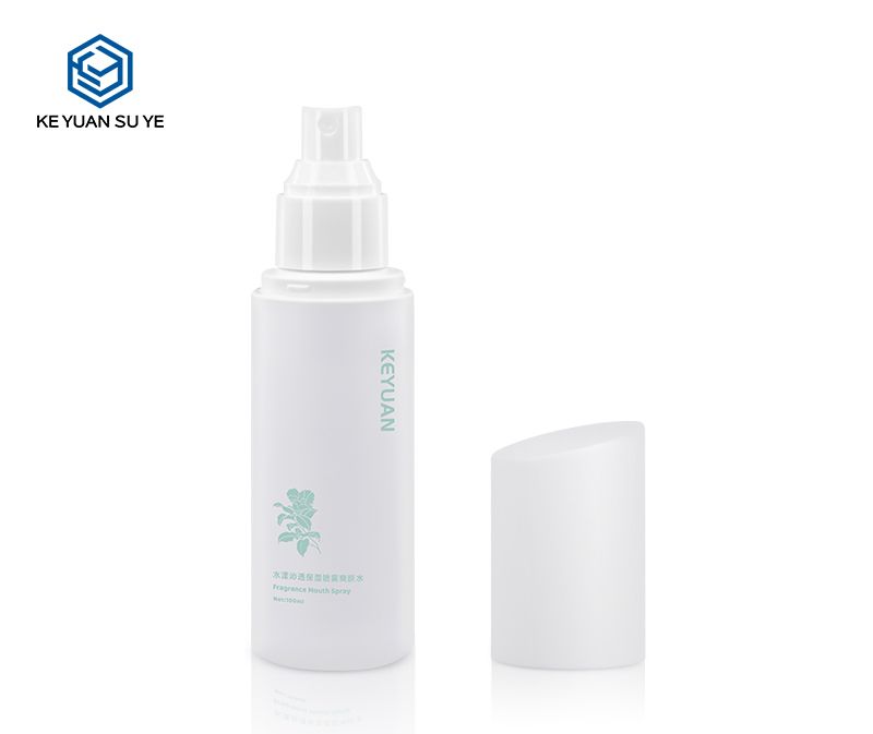 KY043 Cosmetic Mist Spray Plastic Bottle with Matte Finishing and Special Oblique Lids