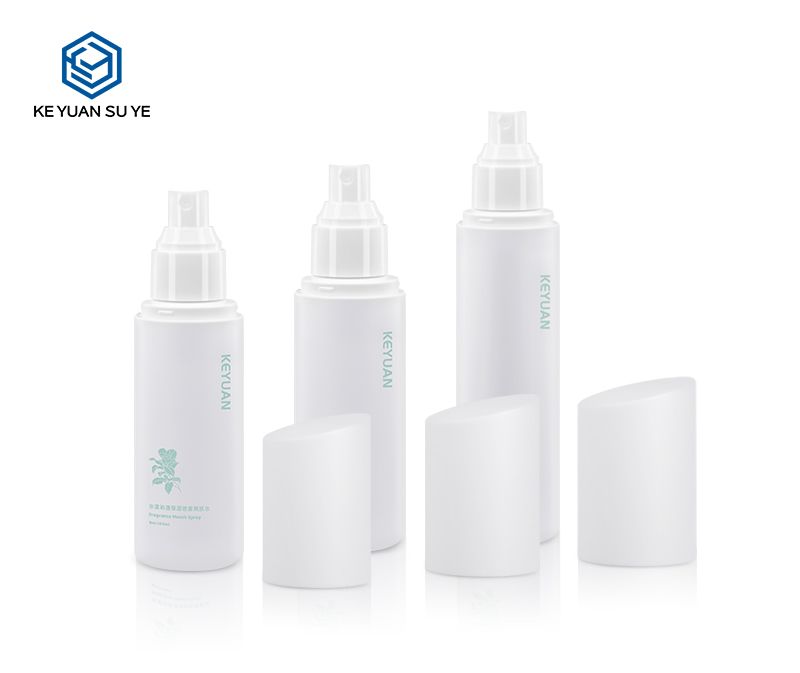 KY043 Cosmetic Mist Spray Plastic Bottle with Matte Finishing and Special Oblique Lids