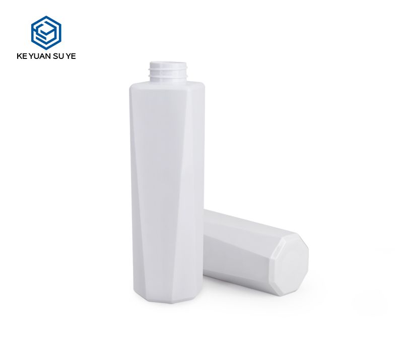 KY048 Essence Conditioner Shampoo 350ml Special Shape PET Plastic Bottle with UV Effect Closure