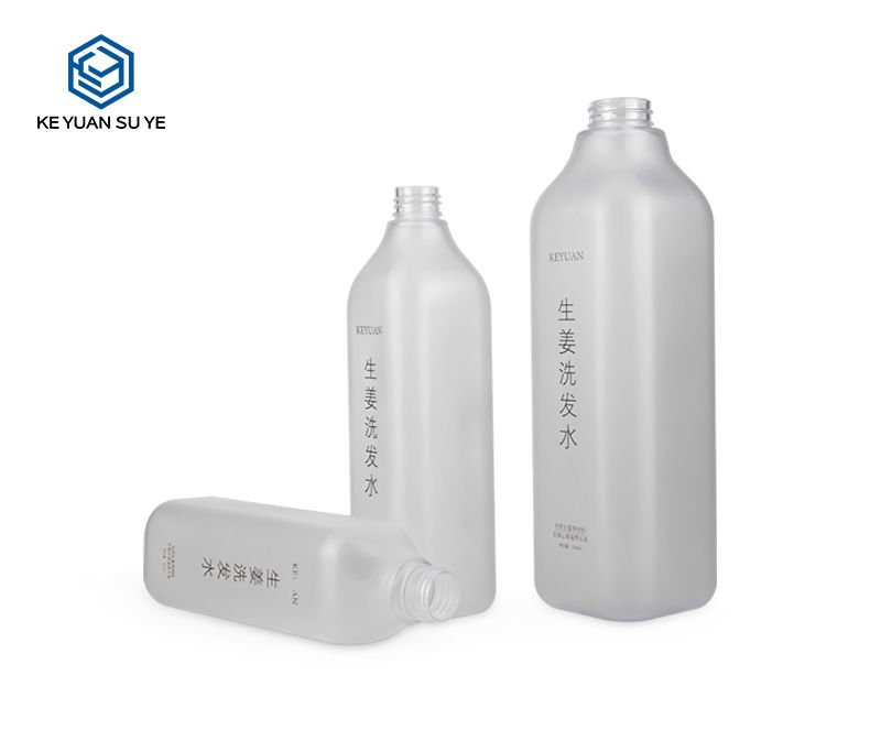 KY051 Ginger Shampoo Conditioner Shower Gel 1L Large Size PET Plastic Bottles Matte Finishing