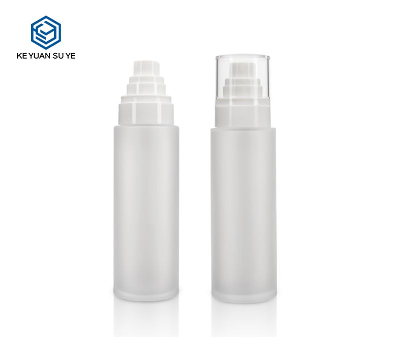 KY055 Fine Mist Spray Skin Care Matte White Container Cosmetic PET Plastic Bottle with Mist Sprayer