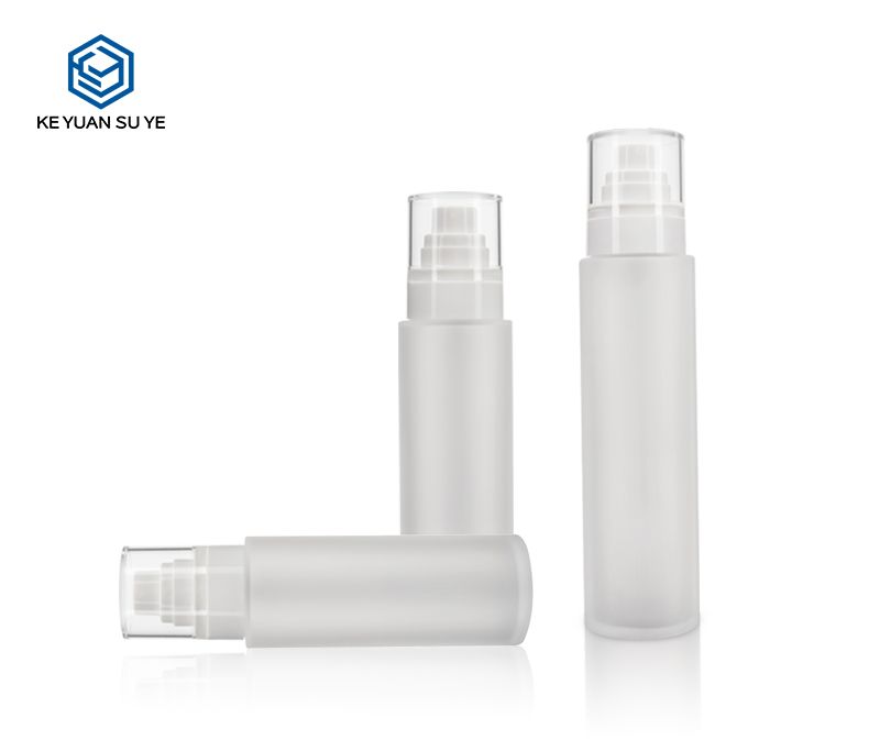 KY055 Fine Mist Spray Skin Care Matte White Container Cosmetic PET Plastic Bottle with Mist Sprayer