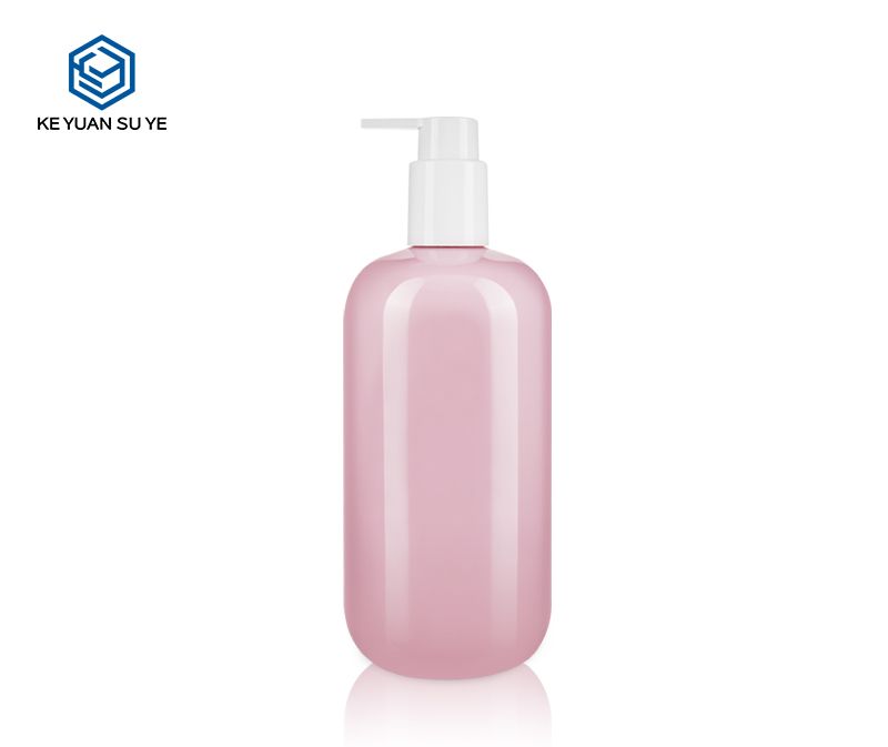 KY067 Family Shower Gel Body Wash Plastic Bottles 500ml PET Bottles with UV Effect Lids Special Pump