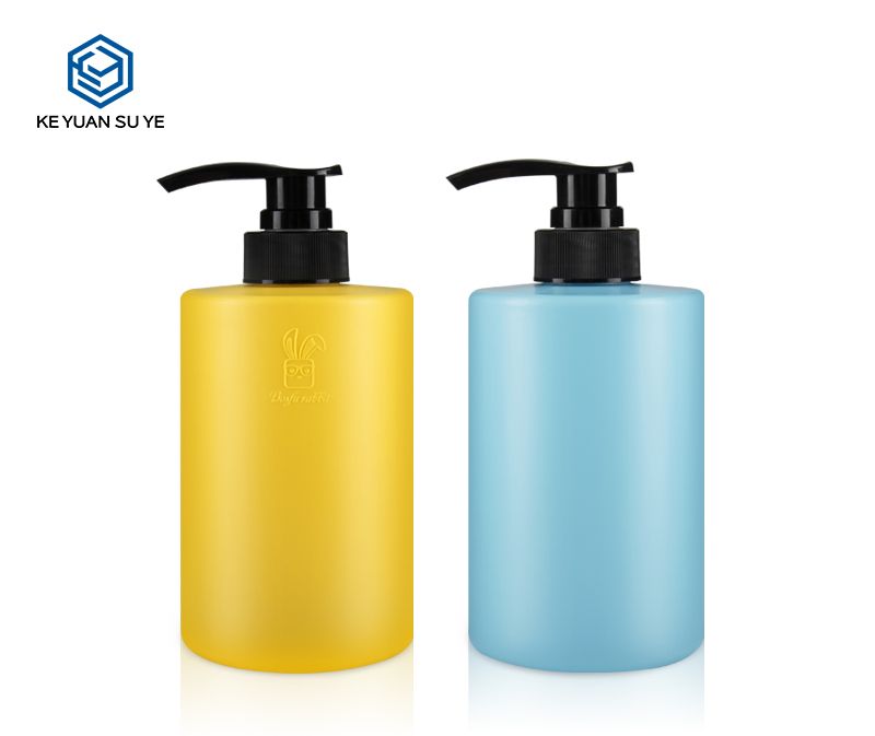 KY072 Large Size Capacity Shampoo Shower Gel HDPE Plastic Bottles 500ml 750ml