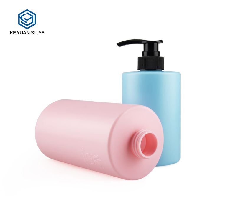 KY072 Large Size Capacity Shampoo Shower Gel HDPE Plastic Bottles 500ml 750ml