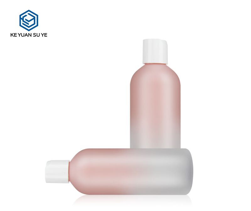 KY087 Gradual Pink Color Hair Shampoo Conditioner PET Various Sizes 80ml 250ml 350ml Plastic Bottles