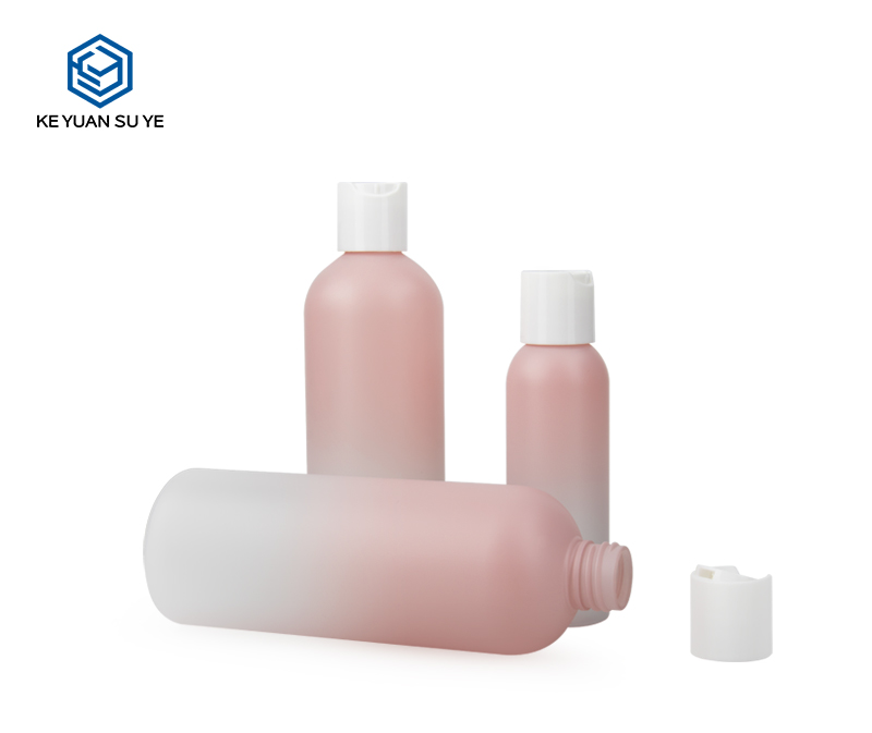 KY087 Gradual Pink Color Hair Shampoo Conditioner PET Various Sizes 80ml 250ml 350ml Plastic Bottles