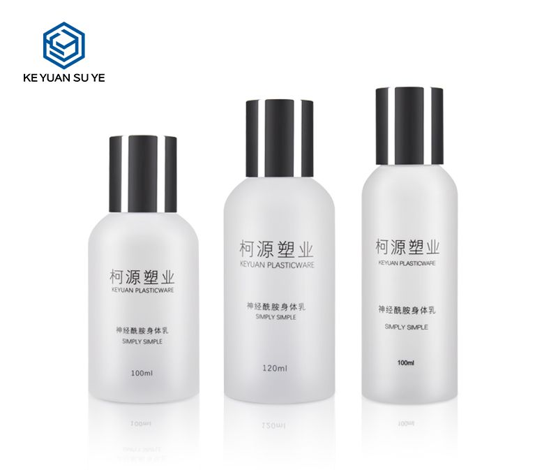 KY100 Mini Hotel Cleanser Hand Wash Plastic Bottles PET with UV Silver Lids