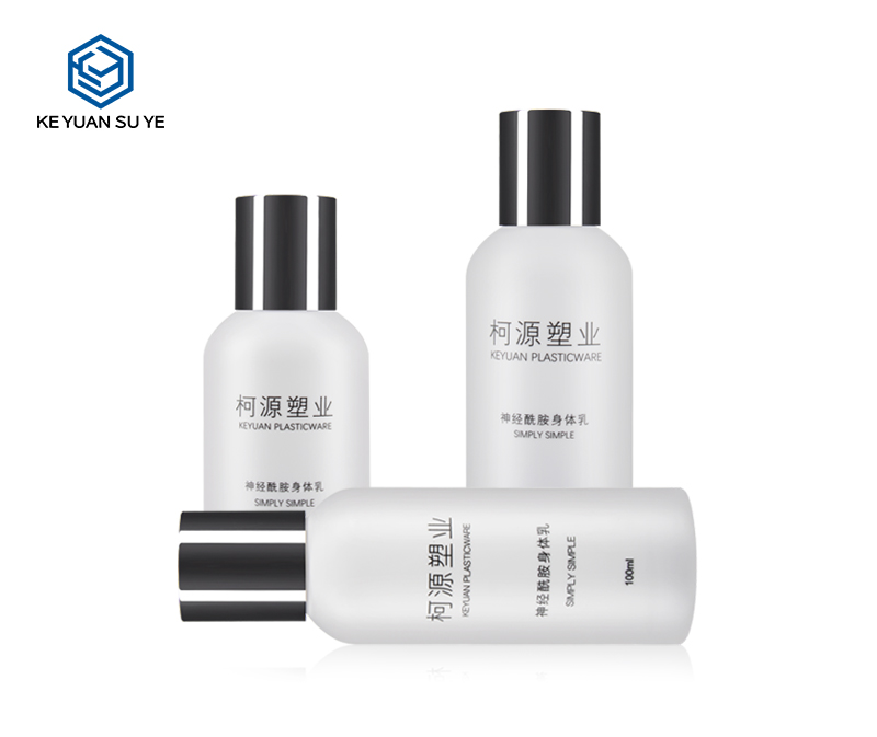 KY100 Mini Hotel Cleanser Hand Wash Plastic Bottles PET with UV Silver Lids