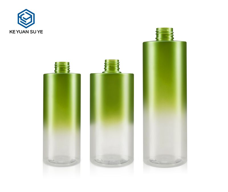KY101 Gradual Green Color Hair Moisturizing Shampoo Conditioner PET 500ml Plastic Bottles Large Size Capacity