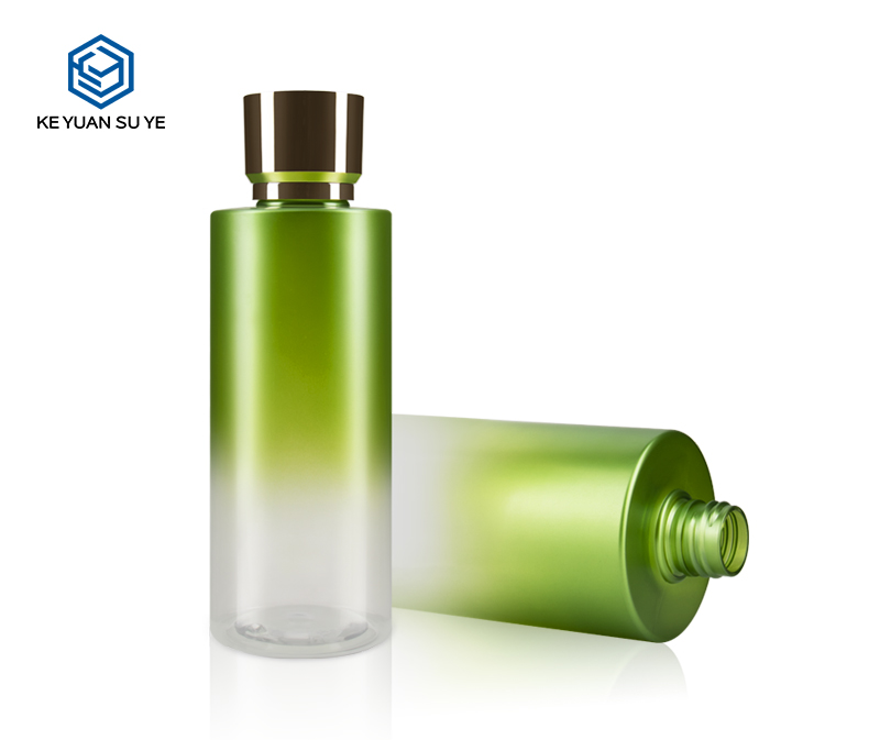 KY101 Gradual Green Color Hair Moisturizing Shampoo Conditioner PET 500ml Plastic Bottles Large Size Capacity