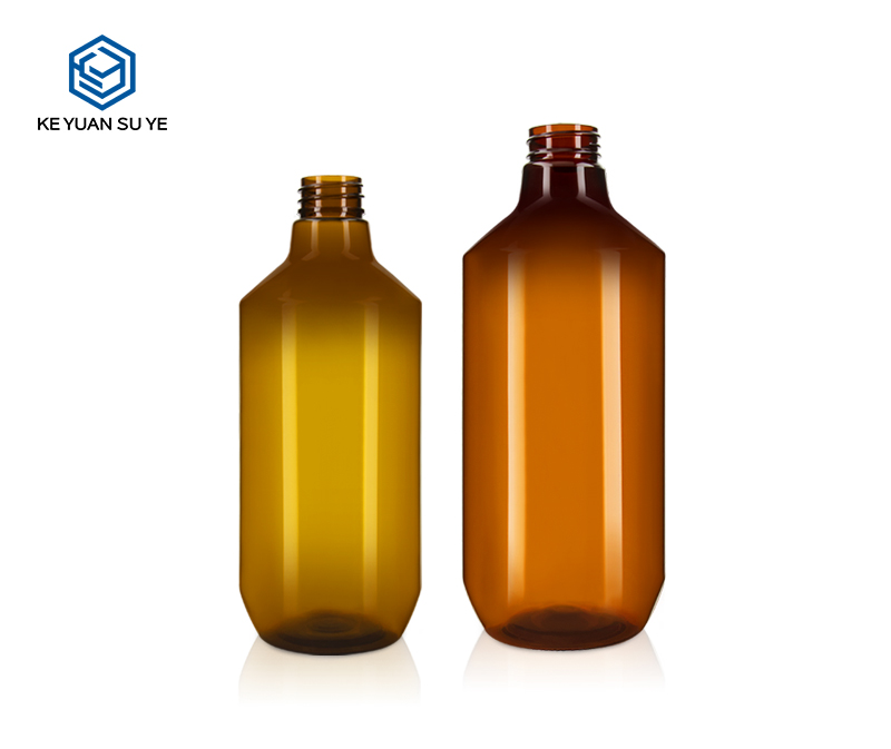 KY103 Scalp Repair Shampoo Conditioner 500ml 750ml Large Size Capacity PET Plastic Bottles Brown Dark Color
