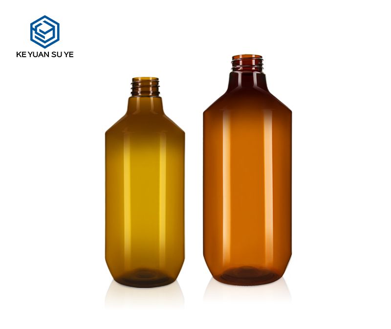 KY103 Scalp Repair Shampoo Conditioner 500ml 750ml Large Size Capacity PET Plastic Bottles Brown Dark Color