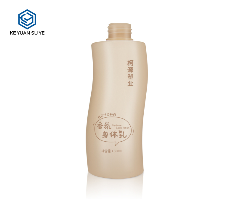 KY106 S Shape Unique Perfume Body Lotion Shampoo HDPE Plastic 350ml Family Use