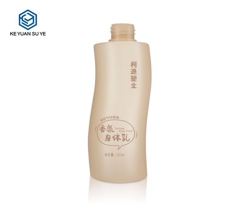 KY106 S Shape Unique Perfume Body Lotion Shampoo HDPE Plastic 350ml Family Use