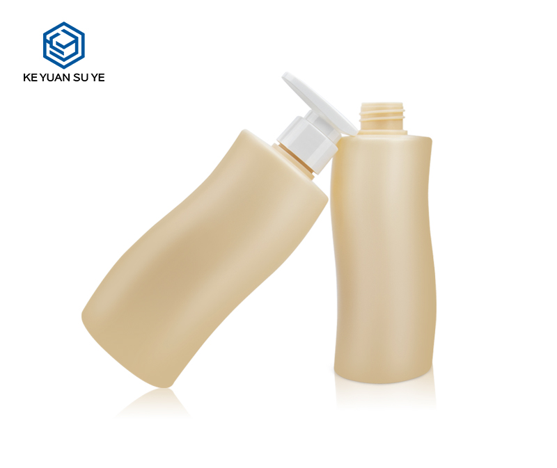KY106 S Shape Unique Perfume Body Lotion Shampoo HDPE Plastic 350ml Family Use