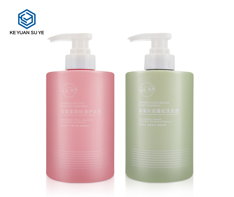 KY109 Seaweed Shampoo Hair Mask Seasalt Tender Shower Gel HDPE Plastic 500ml Large Size Capacity Family Use