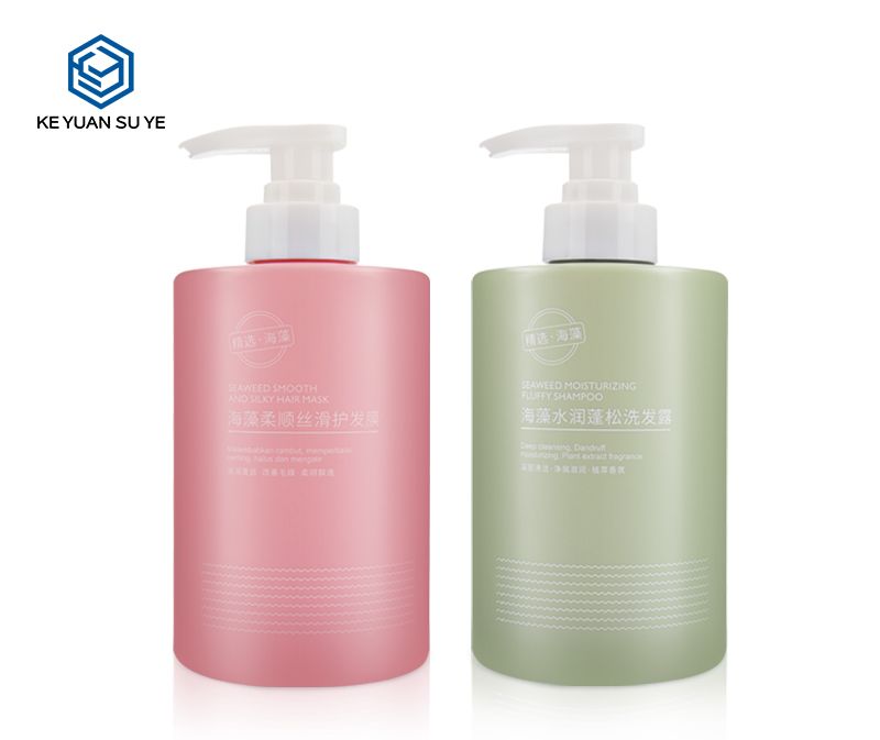 KY109 Seaweed Shampoo Hair Mask Seasalt Tender Shower Gel HDPE Plastic 500ml Large Size Capacity Family Use