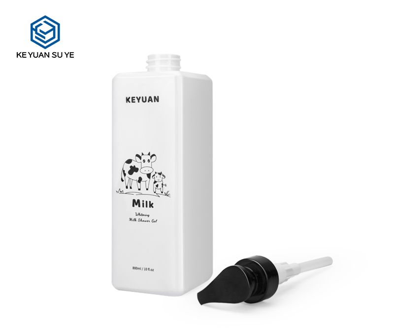 KY112 Whitening Milk Shower Gel Smoothing Skin Care Lotion Plastic Bottles PET 300ml 500ml 800ml Large Size Capacity
