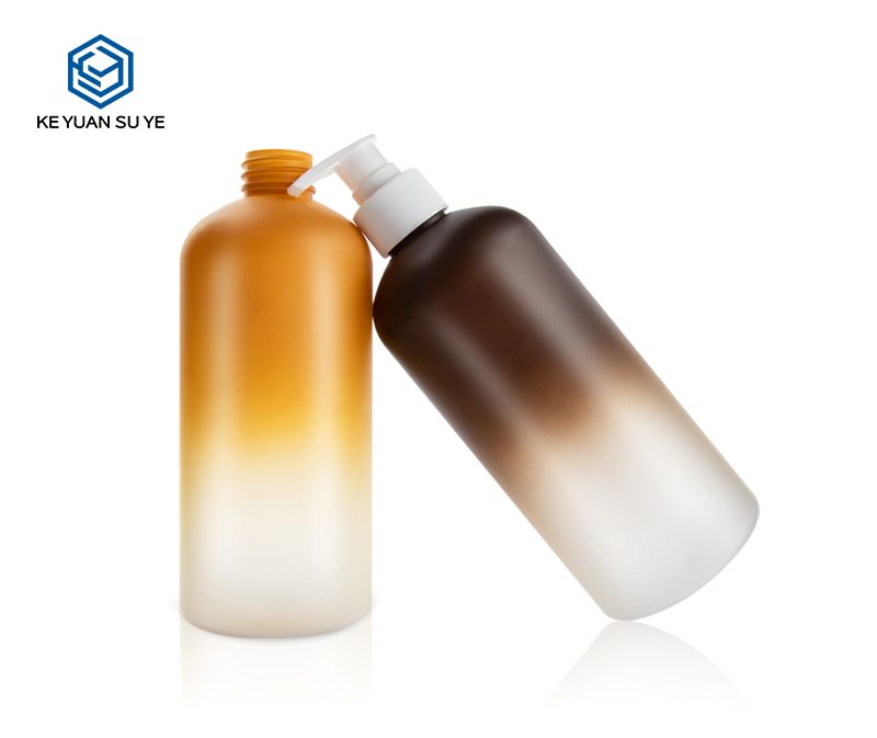 KY121 US Style Gradual Colorful Shampoo Conditioner Shower Gel 500ml PET Plastic Bottles Glossy Matte