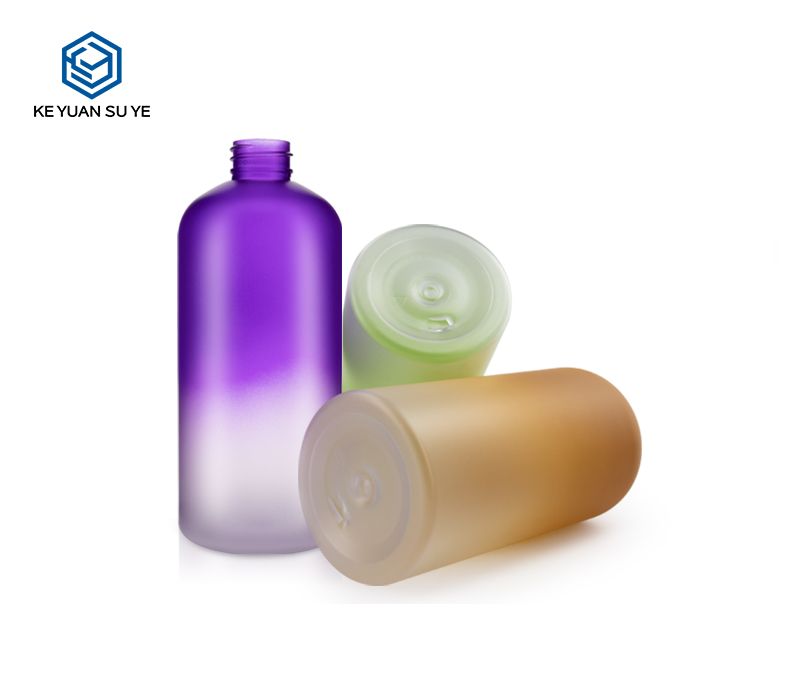 KY121 US Style Gradual Colorful Shampoo Conditioner Shower Gel 500ml PET Plastic Bottles Glossy Matte