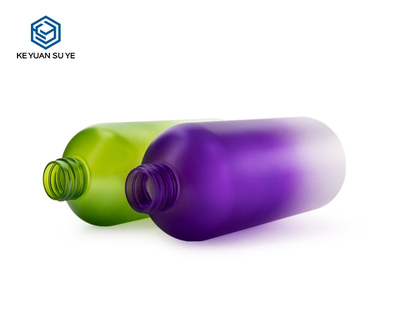 KY121 US Style Gradual Colorful Shampoo Conditioner Shower Gel 500ml PET Plastic Bottles Glossy Matte