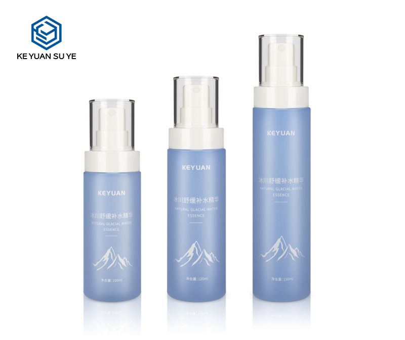 KY123 Natural Glacial Smooth Hydrating Essence Cosmetics Bottles Plastic Mist Spray  Toner and 30ml Essential Dropper