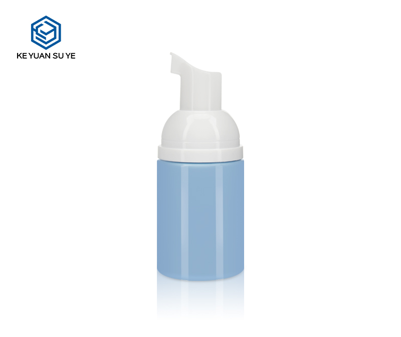 KY126 Mini Foaming Face Cleanser Plastic Bottles 30ml 1oz PET with Foam Pumps