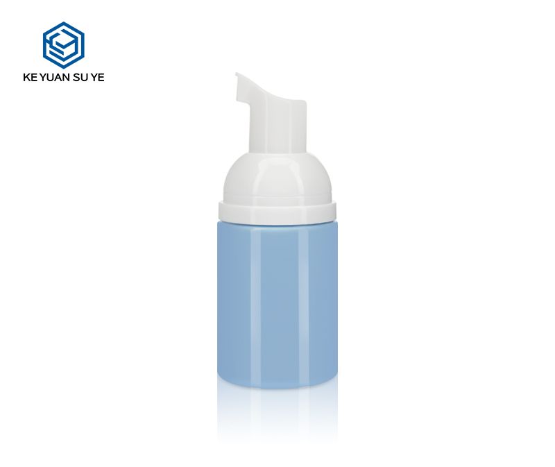 KY126 Mini Foaming Face Cleanser Plastic Bottles 30ml 1oz PET with Foam Pumps