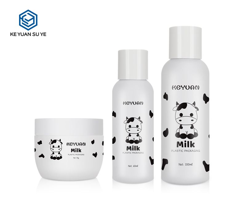 KY137 Whitening Milk Moisturizing Cream Toner Plastic Bottles PET Various Sizes and Plastic Jar