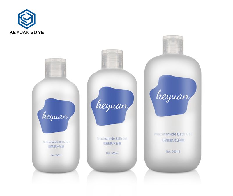 KY140 Household Niacinamide Bath Gel Hotel Hand Wash Plastic Bottles PET 250ml 300ml 500ml