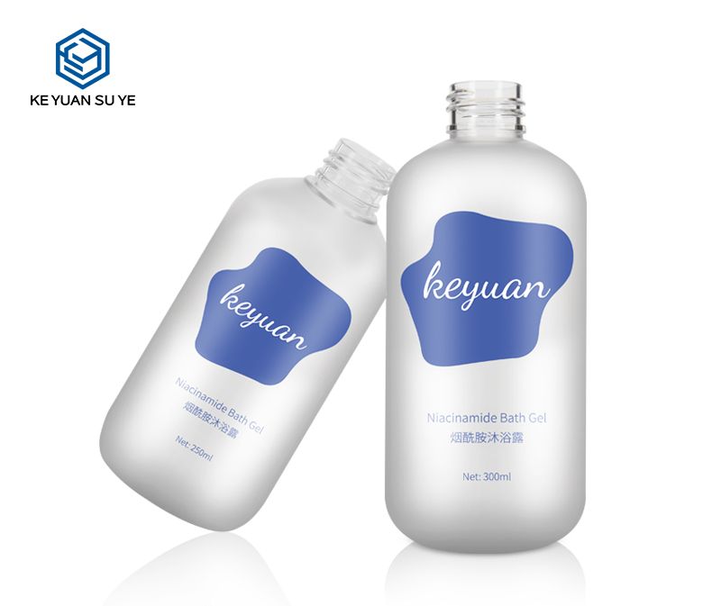 KY140 Household Niacinamide Bath Gel Hotel Hand Wash Plastic Bottles PET 250ml 300ml 500ml