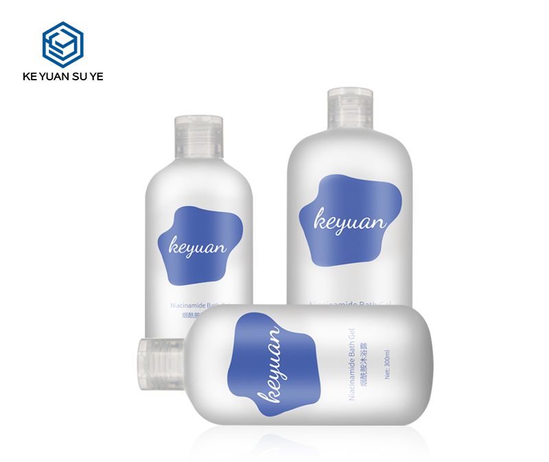 KY140 Household Niacinamide Bath Gel Hotel Hand Wash Plastic Bottles PET 250ml 300ml 500ml