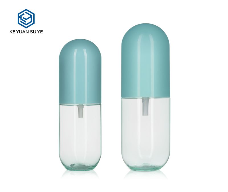 KY150 Uniue Shaped Cosmetic Lotion Pump Bottle Plastic Bottles 40ml 60ml Mini Bottles