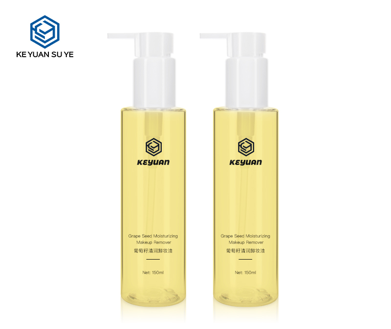 KY153 Rose Oil Makeup Remover Plastic Bottle 150ml PET with Press Pump