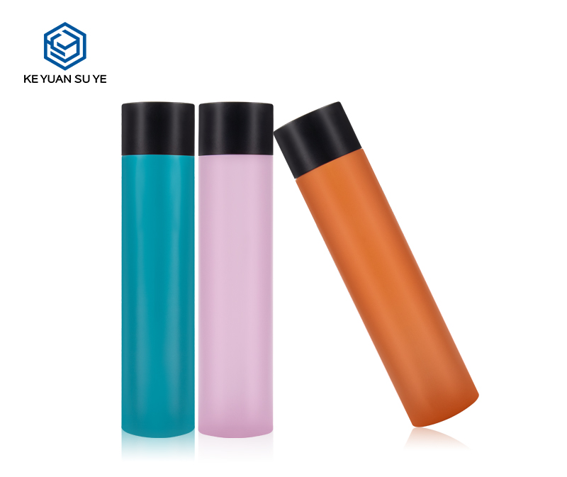 KY162 Colorful Hair Salon Line Professional Shampoo 300ml HDPE Plastic Bottles with Large Disc Top Caps