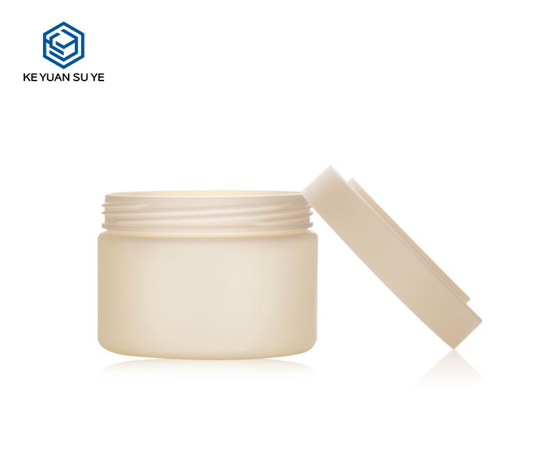 KY048PJ Brightening Skin Cream Plastic Jar 250ml HDPE Nude Color