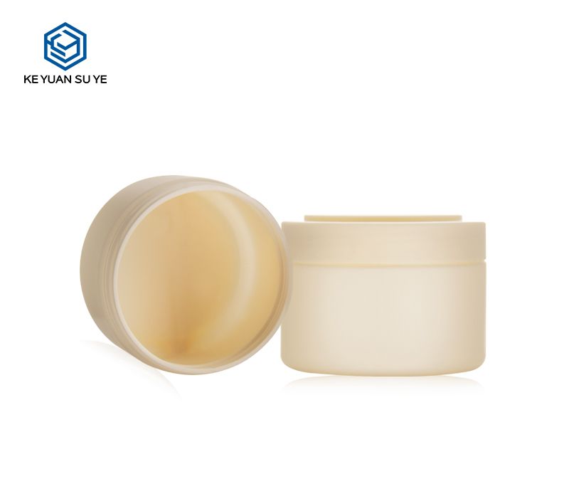 KY048PJ Brightening Skin Cream Plastic Jar 250ml HDPE Nude Color