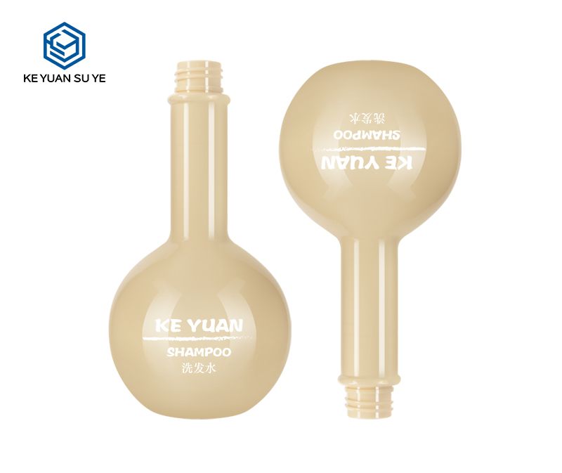 KY163 New Product Design Unique Shape 350ml PET Cosmetic Bottle Wash Care Product Bottle