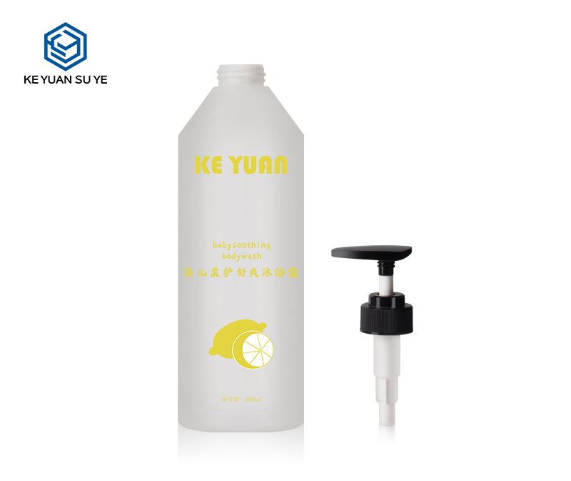 KY168 Custom 650ml HDPE Luxury Cosmetic Lotion Pump Bottle