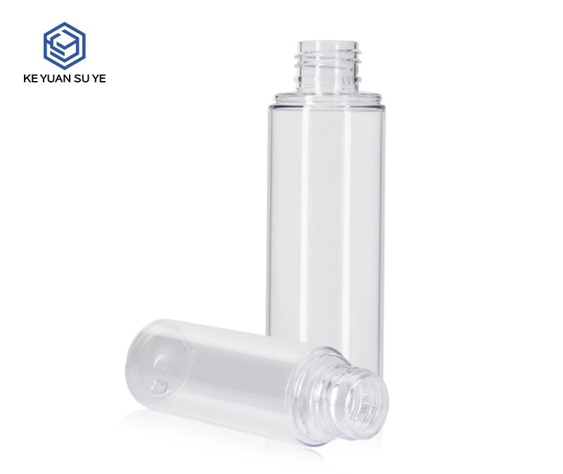 KY169 Round 60ml 120ml 200ml 300ml Cosmetic Plastic Bottle PET with Mist Spray /Lotion Pump and Cap