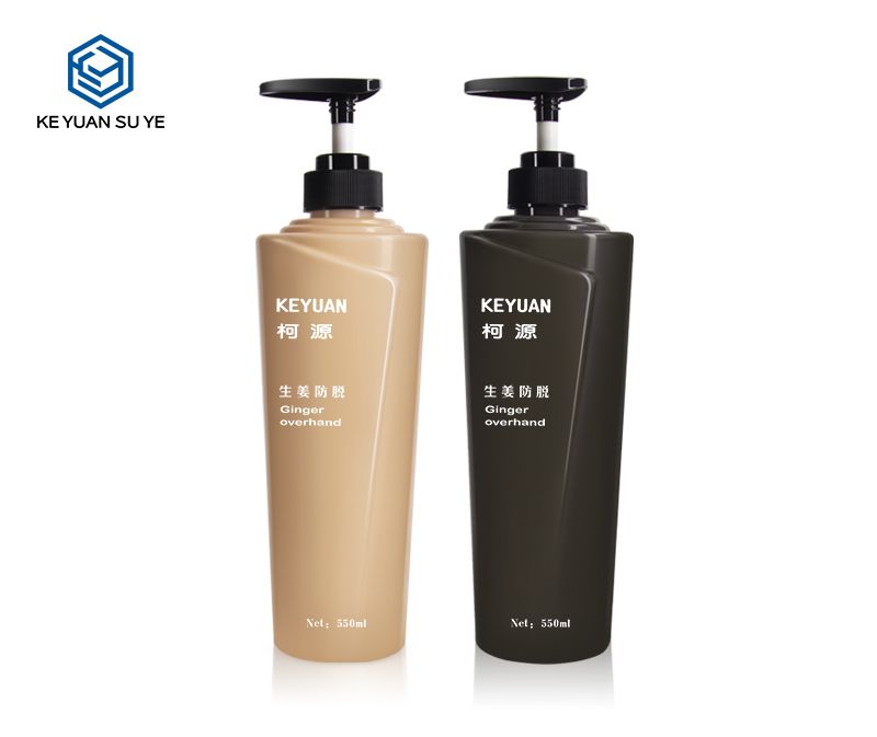 KY170 550ml Luxury Shampoo and Body Wash Bottle with Wide Top and Narrow Bottom