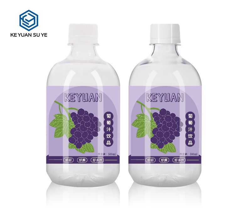 KY175 500ml Hot Sale Large Capacity PET Beverage Bottle with Screw Cap