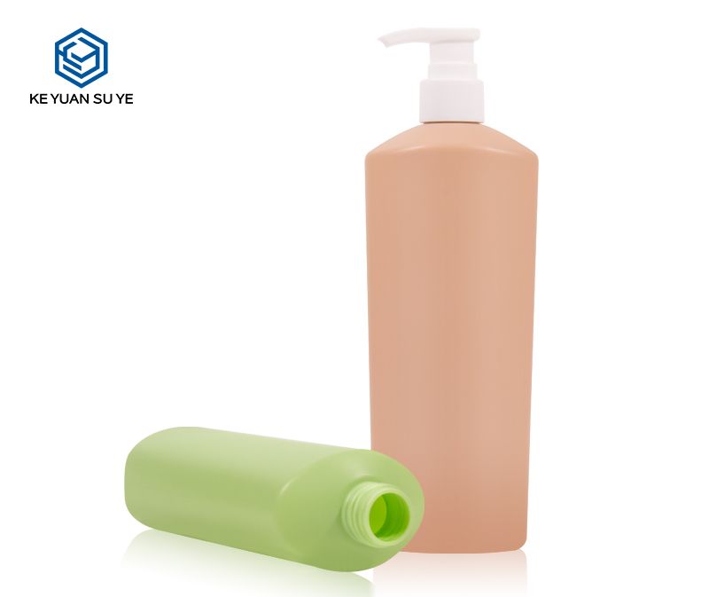 KY176 New Design 200ml 300ml 400ml HDPE Plastic Custom Shampoo Bottle and Shower Gel Bottle with Pump