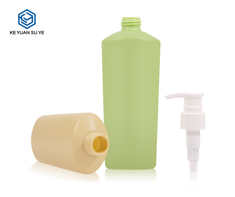 KY176 New Design 200ml 300ml 400ml HDPE Plastic Custom Shampoo Bottle and Shower Gel Bottle with Pump