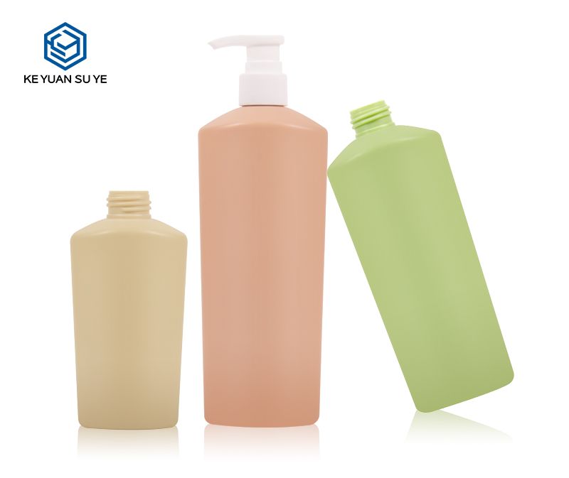 KY176 New Design 200ml 300ml 400ml HDPE Plastic Custom Shampoo Bottle and Shower Gel Bottle with Pump