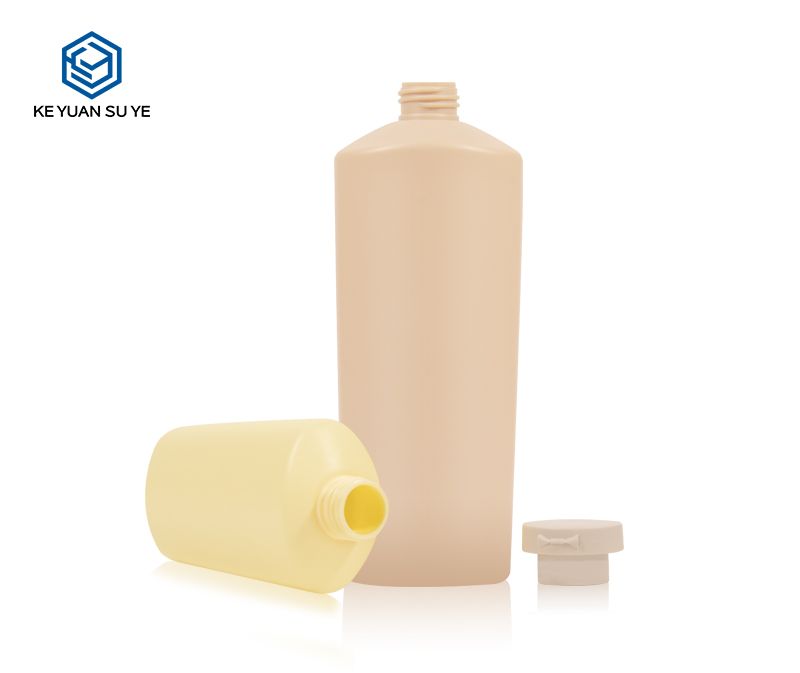KY177 New Design 200ml 300ml 400ml HDPE Plastic Custom Shampoo Bottle and Shower Gel Bottle with Flip Cap