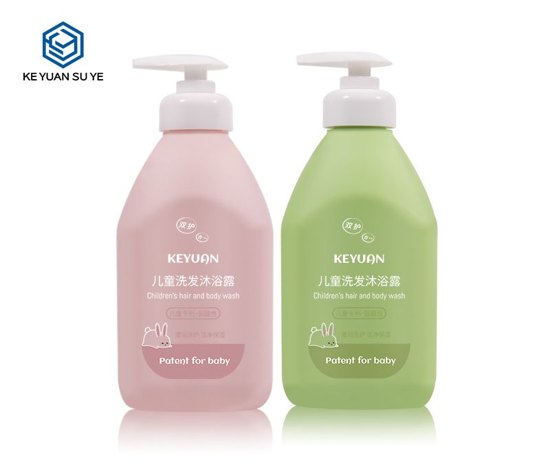 KY180 Newly Designed 500ml Cosmetic HDPE Plastic Shampoo Bottle